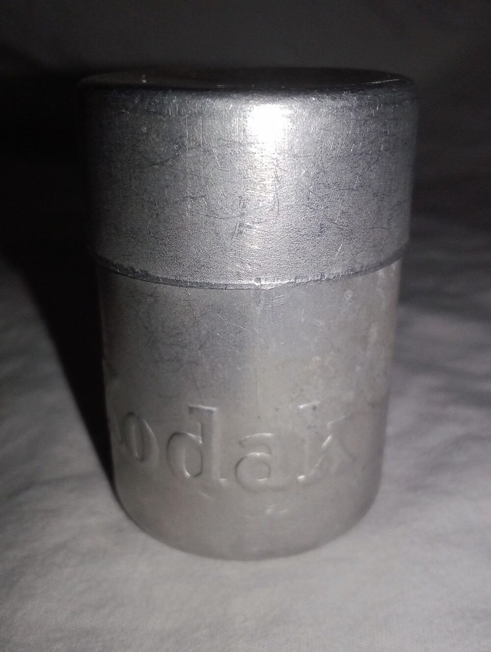 Vintage Kodak Camera Tin Film Container 1 3/4" Tall Retro Photography Decor